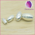 high quality 6mm olive shape 925 sterling silver beads spacer beads olive silver beads for making bracelet